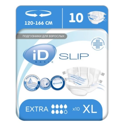 Подгузники для взрослых ID SLIP BASIC размер XL 30 шт